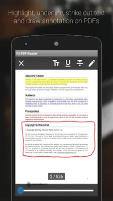 Fri PDF Reader android App screenshot 0